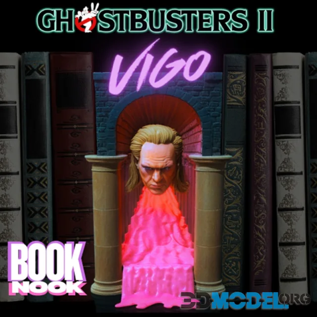 Ghostbusters 2 Vigo Book Nook – Printable