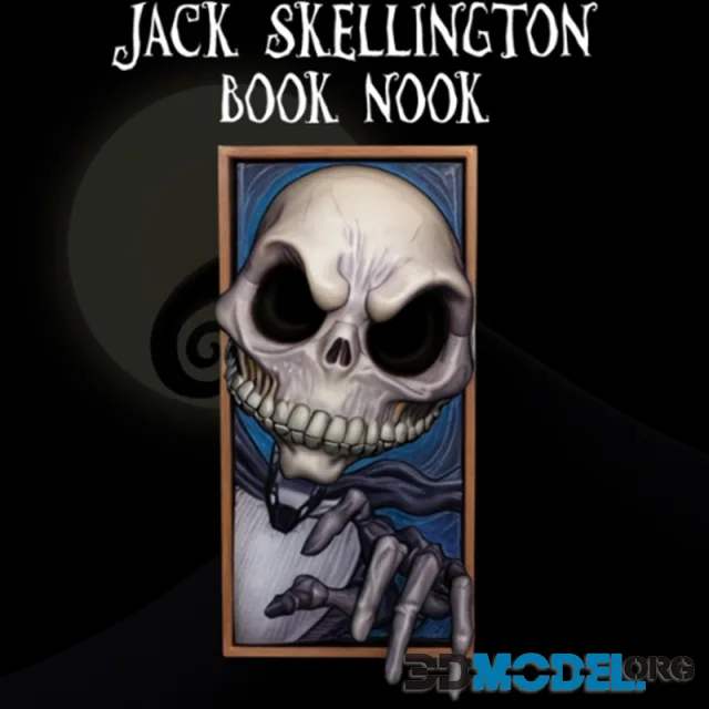 Realistic Jack Skellington Book Nook – Printable