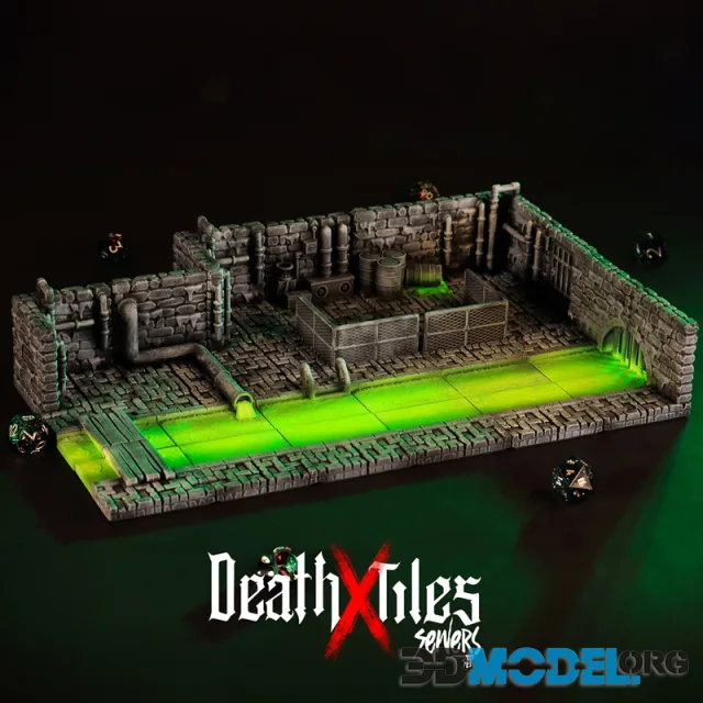 Death x Tiles - Complete Sewers Set – Printable