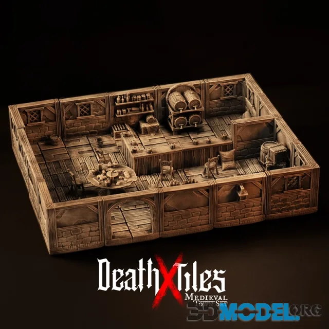Death x Tiles - Medieval Town – Printable
