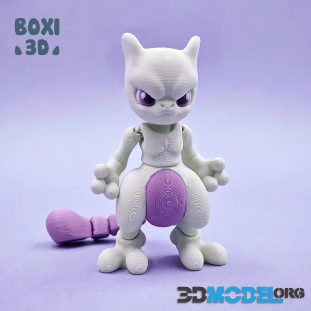 Boxi3D - Mewtwo – Printable