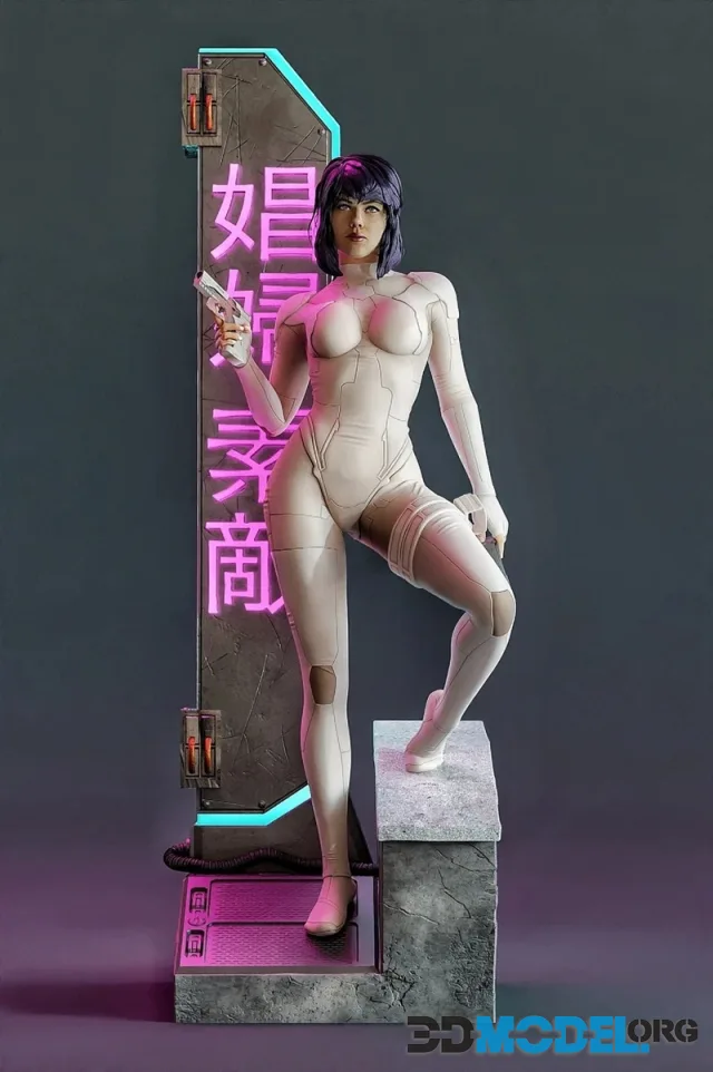 MCM3D - Scarlett Motoko - Ghost Shell – Printable