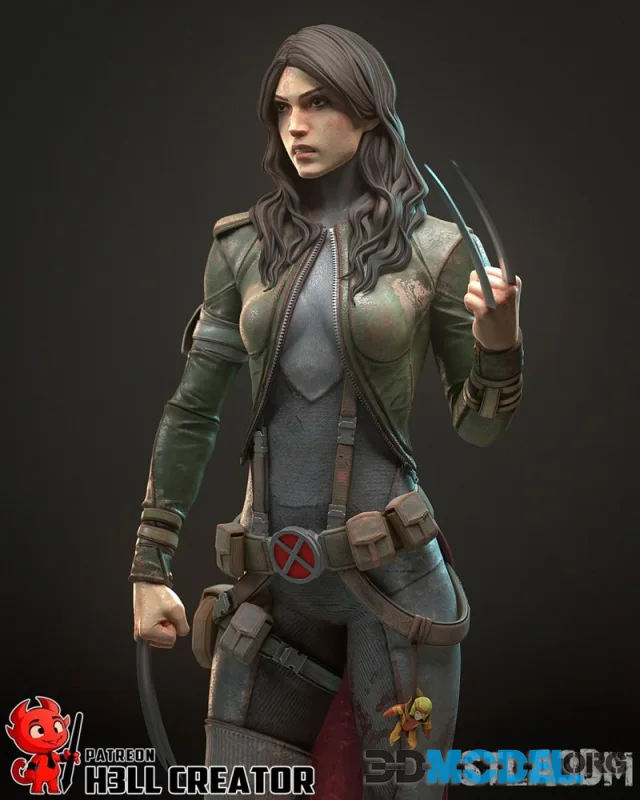 h3LL creator - X-23 Laura Kinney – Printable