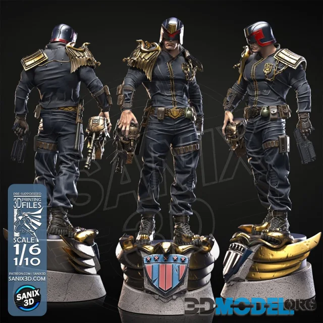 Sanix - Judge Dredd – Printable