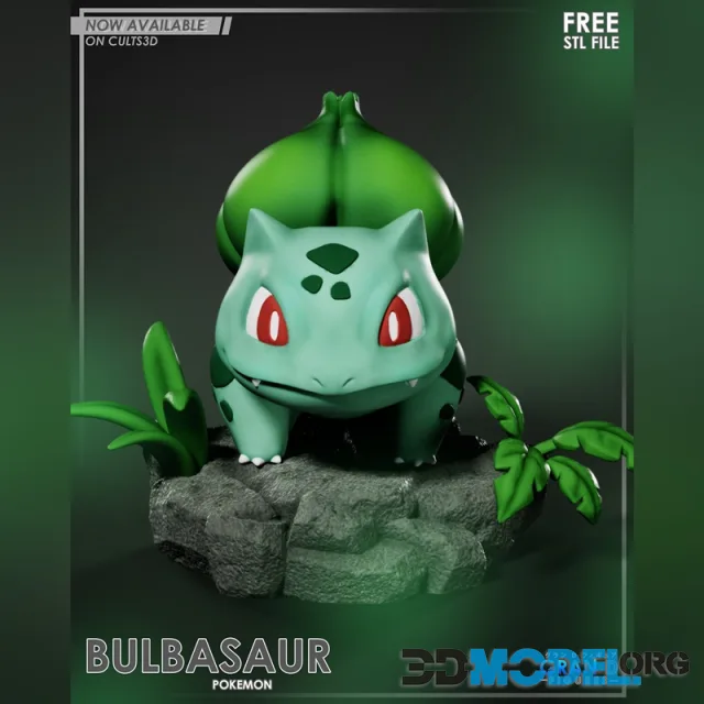 Gran D. Figures - Bulbasaur - Pokemon – Printable