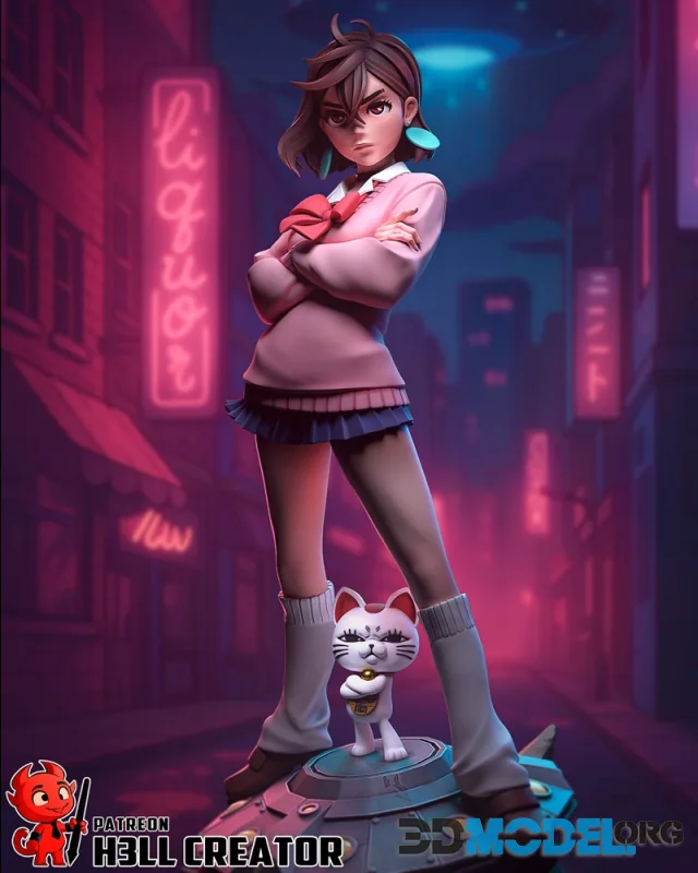 h3LL creator - Momo Ayase – Printable