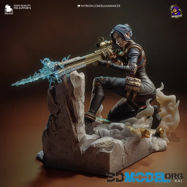 Bulkamancer Sculpts - Caitlyn - Arcane – Printable