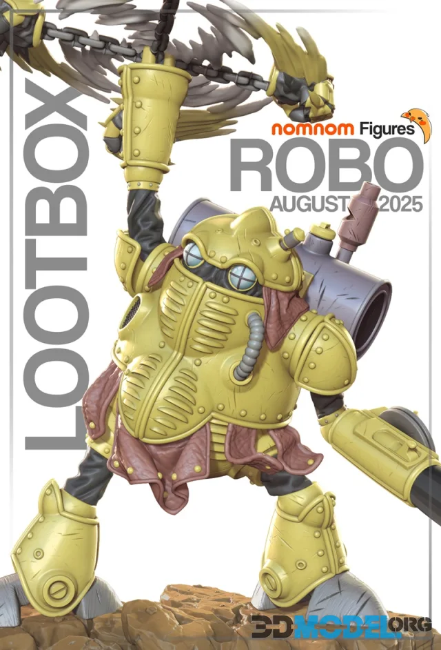 Nomnom Figures - Robo - Chrono Trigger – Printable