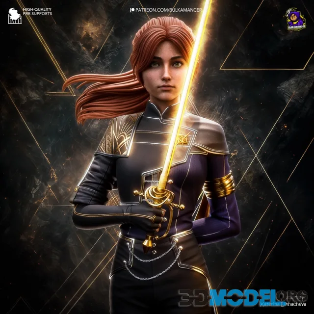 Bulkamancer Sculpts - Maelle - Clair Obscur - Expedition 33 – Printable