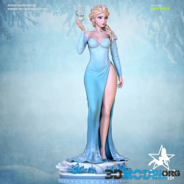 OXO3D - Elsa - Frozen – Printable
