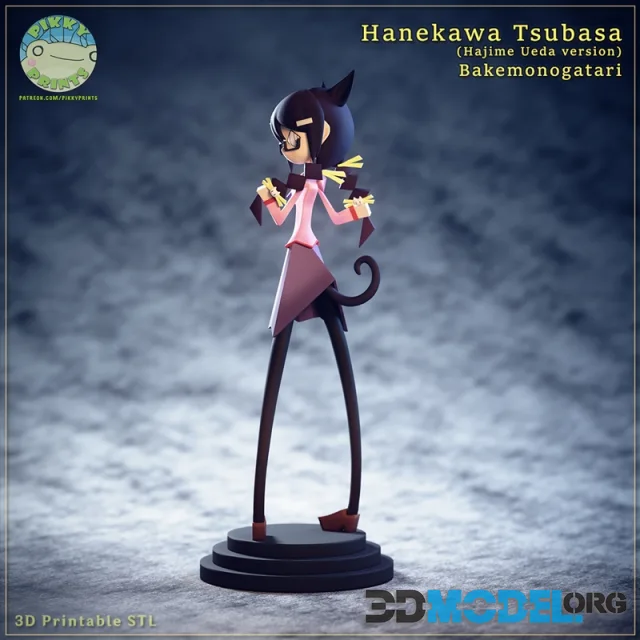 Pikky Prints - Hanekawa Tsubasa - Monogatari Series – Printable