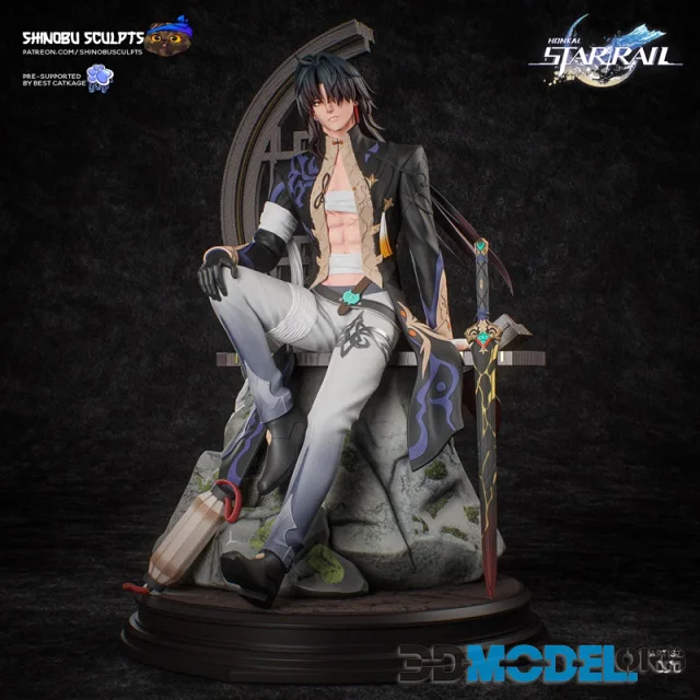 Shinobu Sculpt - Blade - Honkai  Star Rail – Printable