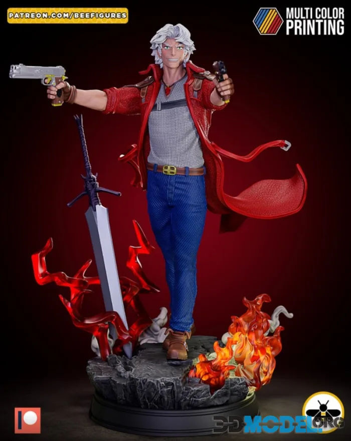Bee Figures - Devil May Cry - Dante – Printable