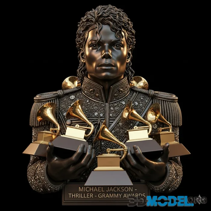 Michael Jackson bust Grammy – Printable