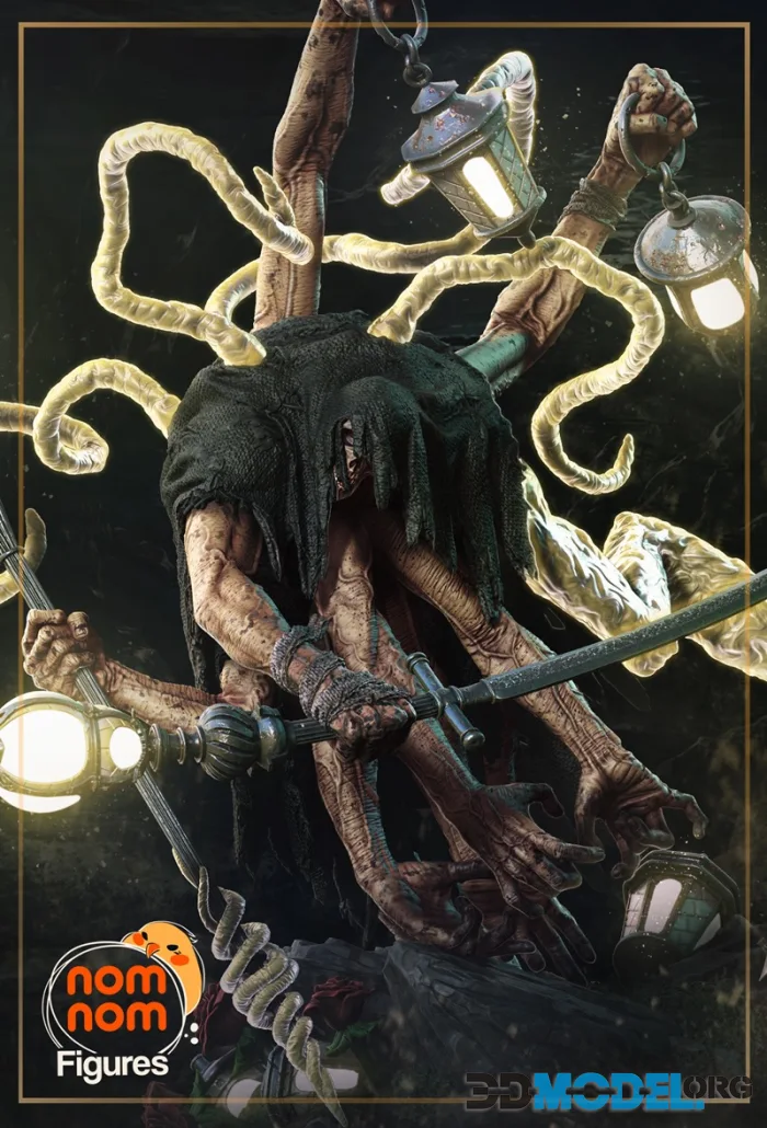 Nomnom Figures - Lamp Master - Clair Obscur - Expedition 33 – Printable