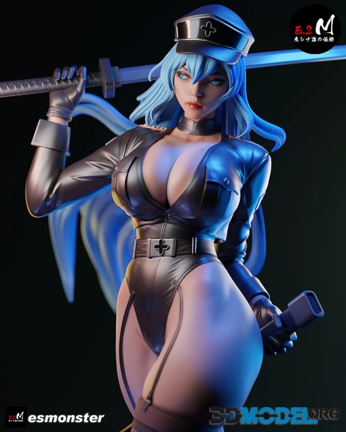 E.S Monster - Esdeath - Akame Ga Kill – Printable