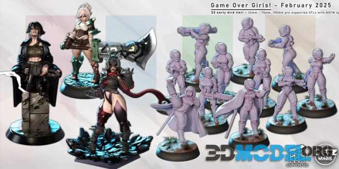 Game Over Girls – Printable