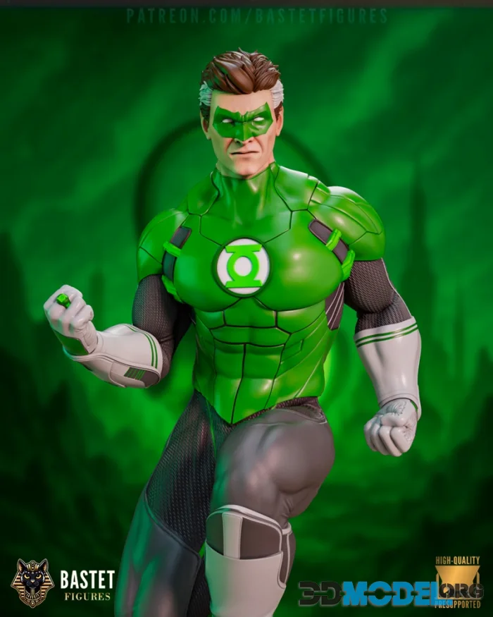Bastet Figures - Green Lantern - DC Comics – Printable
