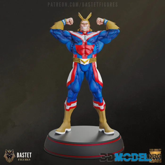 Bastet Figures - My Hero Academia - All Might – Printable
