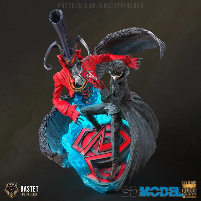 Bastet Figures - Persona - Joker & Arsene – Printable
