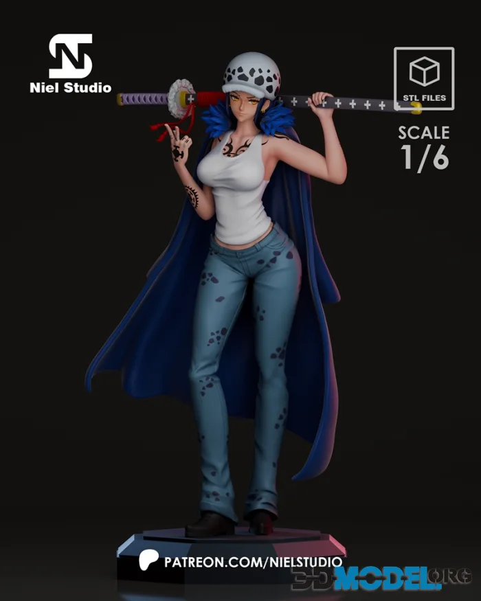 Niel Studio - One Piece - Law Girl – Printable