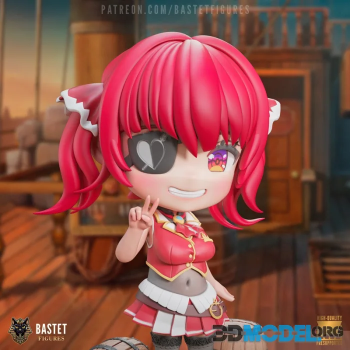 Bastet Figures - Hololive - Houshou Marine – Printable