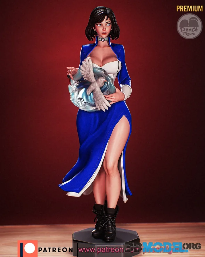 Peach Figure - Elizabeth - Bioshock – Printable