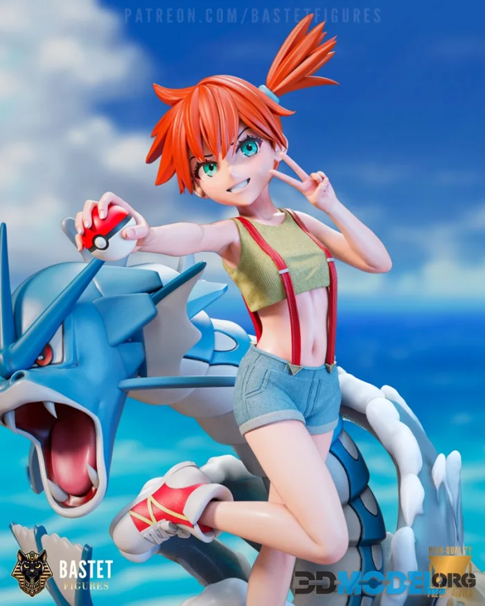 Bastet Figures - Misty - Pokemon – Printable