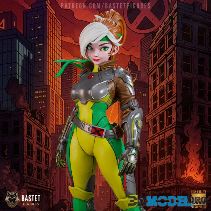 Bastet Figures - Rogue - X-Men – Printable