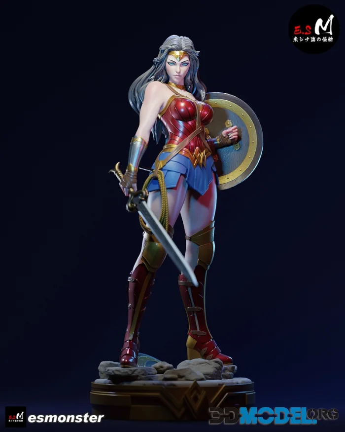 E.S Monster - Wonder Woman – Printable