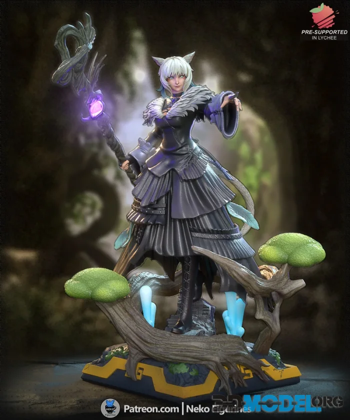 Neko Figurines - Y'shtola Rhul - Final Fantasy – Printable