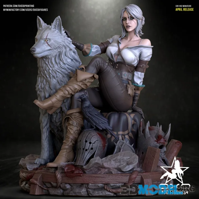 OXO3D - Ciri - The Witcher – Printable