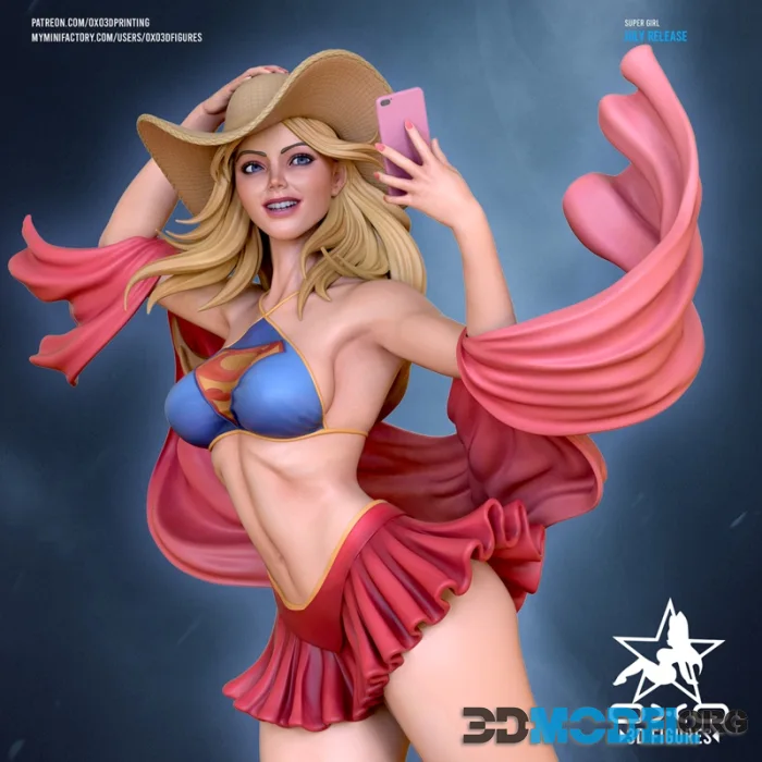 OXO3D - Super Girl – Printable