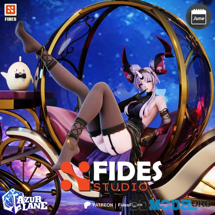 Fides Figure - Watarase Version 1 - Azur Lane – Printable