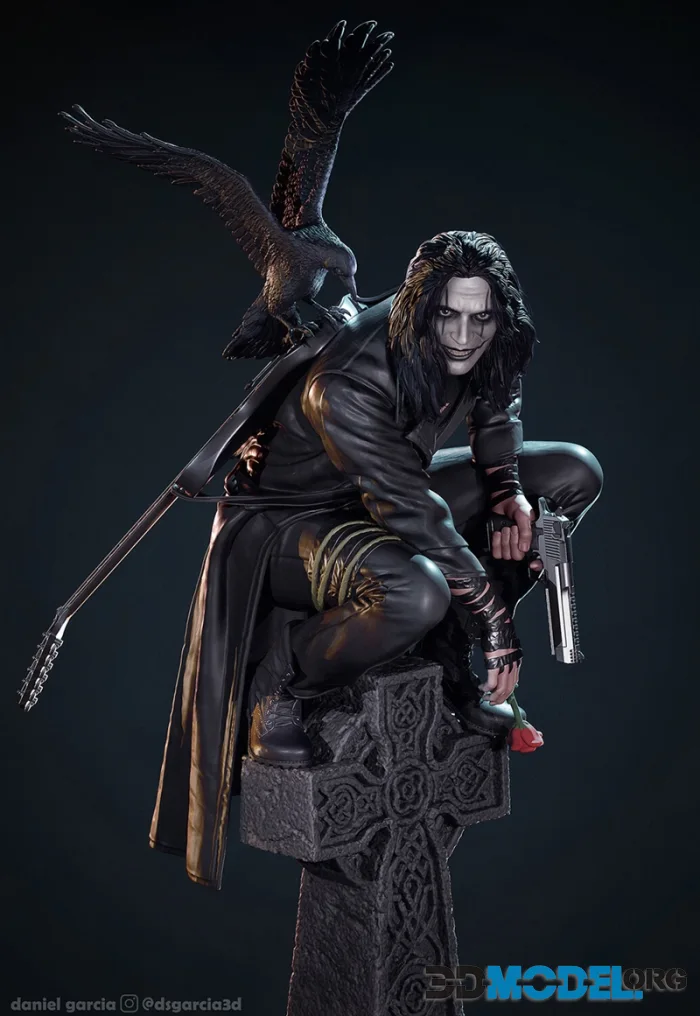 CA 3D Studios - The Crow – Printable