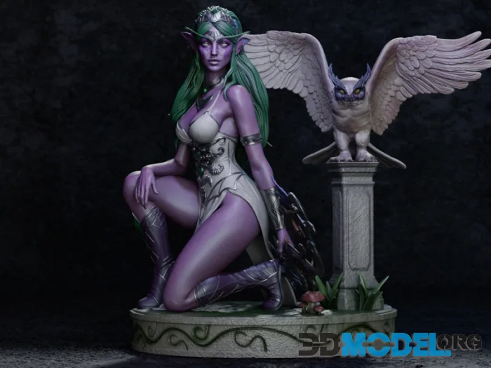 CA 3D Studios - Tyrande Whisperwind – Printable