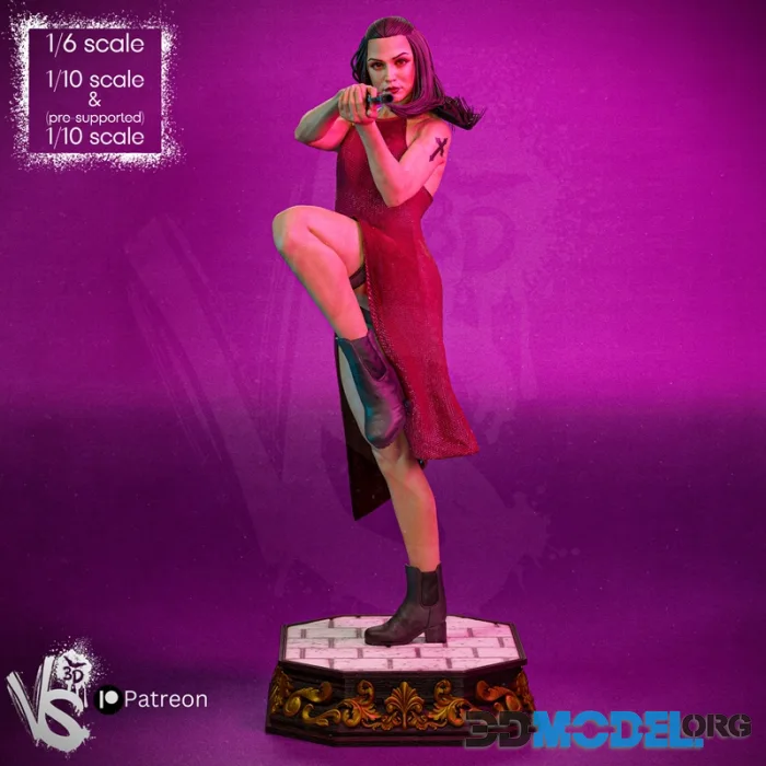 VS3D - Ballerina Pose 03 - John Wick – Printable