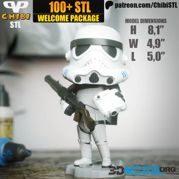 Sandtrooper Chibi – Printable