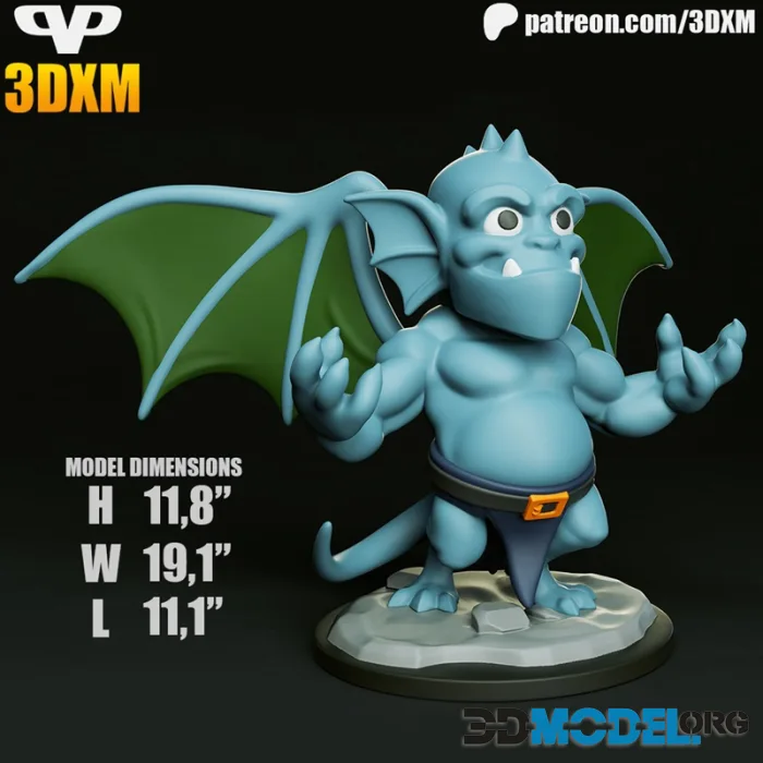 3DXM - Gargoyles Broadway Chibi – Printable