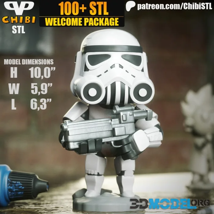 Stormtrooper Chibi – Printable