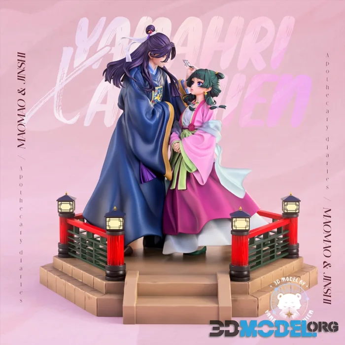 The Apothecary Diaries Diorama - Maomao and Jinshi – Printable