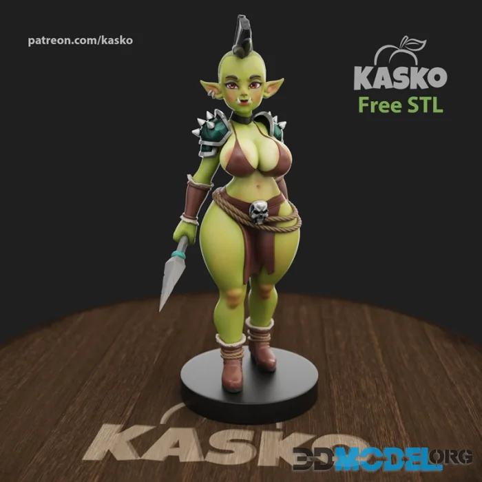 Kaskonsfw - Female orc – Printable