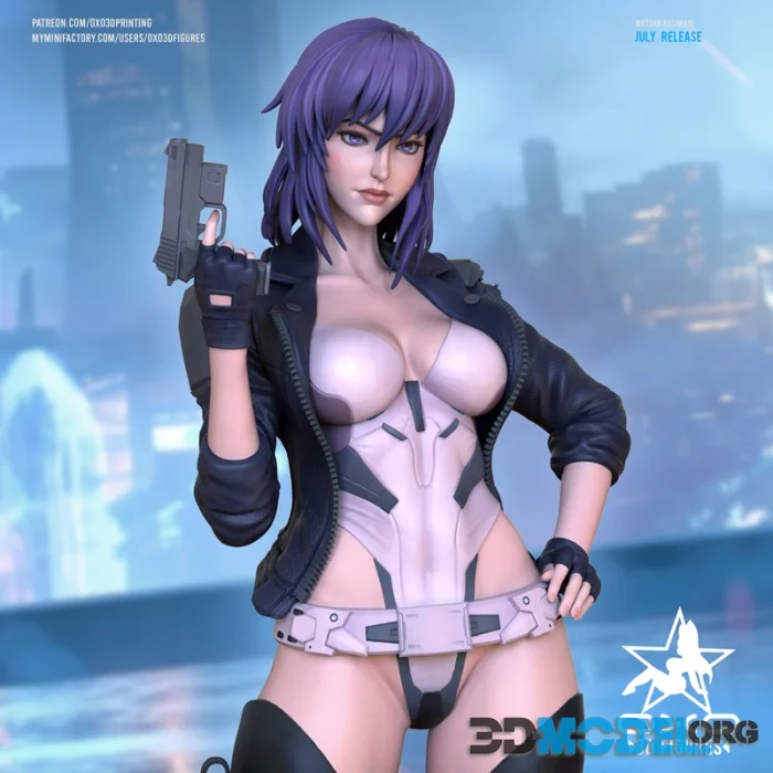 OXO3D - Motoko Kusanagi – Printable