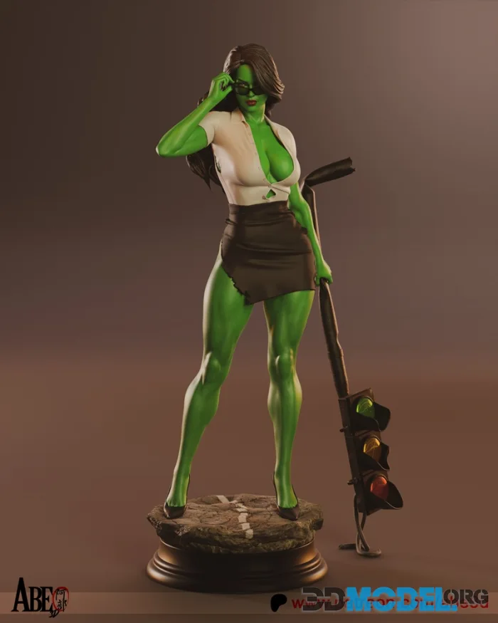 Abe3D - She Hulk – Printable