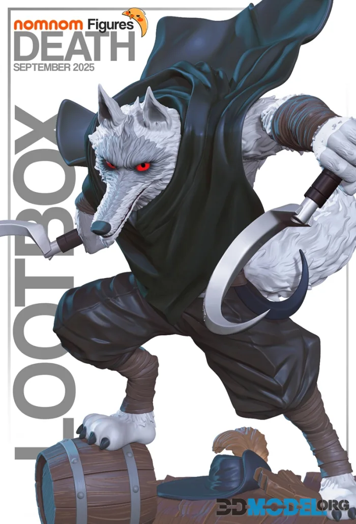 Nomnom Figures - Death - Puss in Boots – Printable