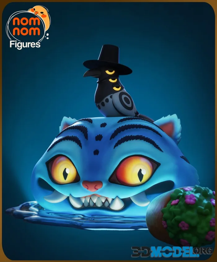 Nomnom Figures - Chibi Derpy Tiger - Kpop  Demon Hunters – Printable