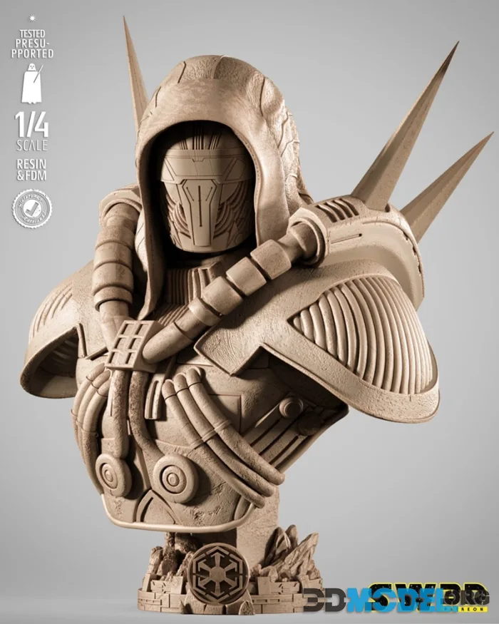 SW3D - Darth Marr Portrait Bust – Printable