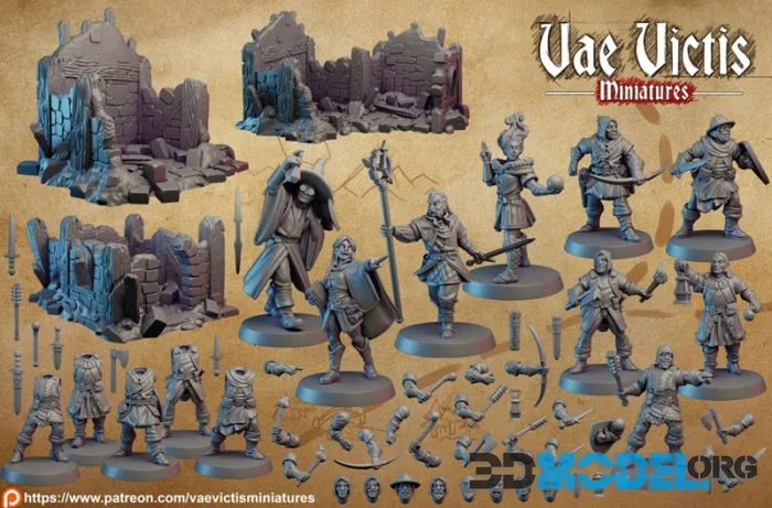 Vae Victis Miniatures - Cold Steel and Magic Spells – Printable