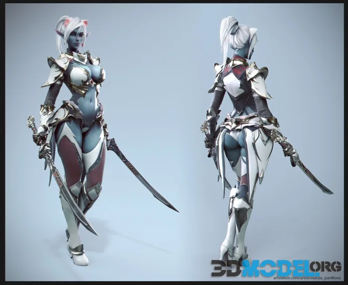 Maria Panfilova - Dark Elf Lineage 2 – Printable