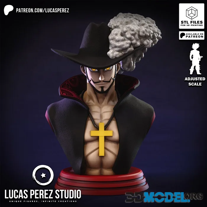 Lucas Perez - Mihawk Bust – Printable
